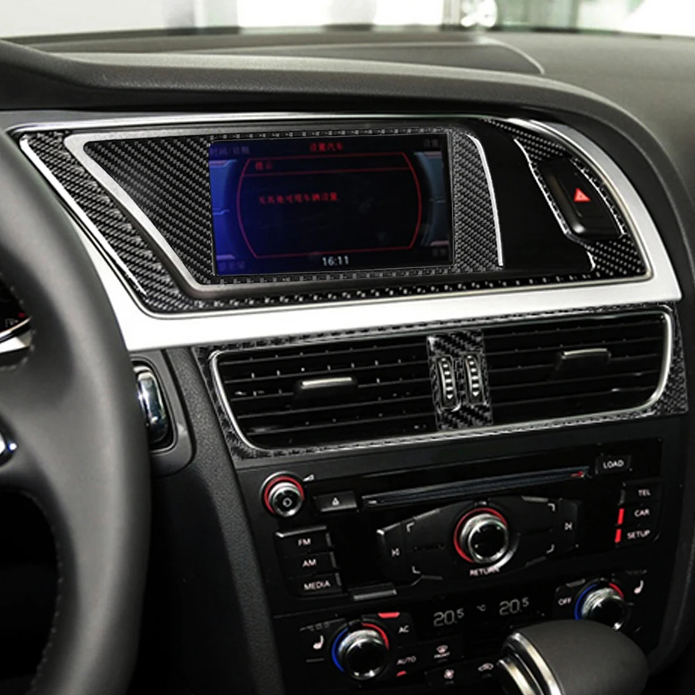 Украшения наклейки для автомобилей Audi A4 A5 B8 Q5 Real Carbon Fiber Автомобильная
