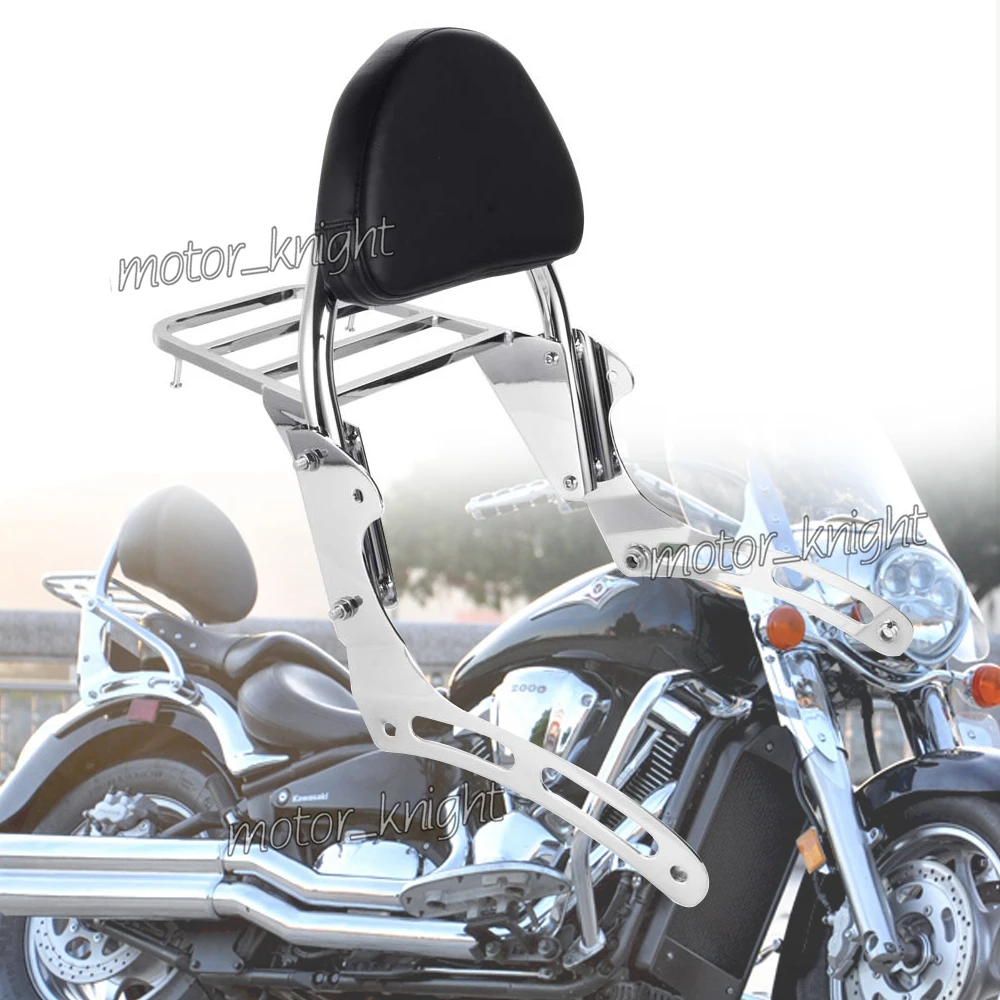 

Passenger Rear Luggage Rack Support Holder Saddle bag Cargo Shelf Backrest Sissy Bar For Kawasaki Vulcan VN 900 VN900 VN2000