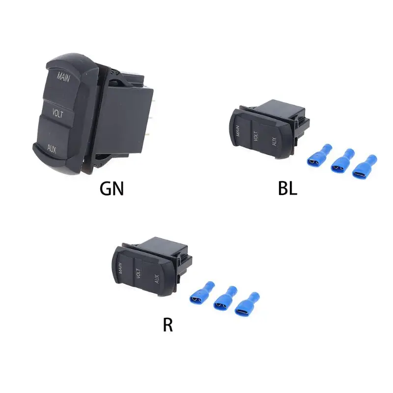 

Dual Voltmeter Voltage Battery Monitor LED Display Indicator 12V-24V Car Boat