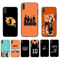 anime comic haikyuu boys phone case for iphone 6 6s plus 7 8 10 5s mobile shell x xr 13 11 pro max 12 mini se 2020 xs hard cover
