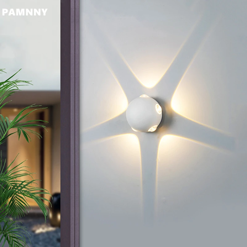 

Led Outdoor Waterproof Wall Lamp Hotel Home Bedroom Living Room Aisle Staircase Wall Sconce Circular Creative Background Light
