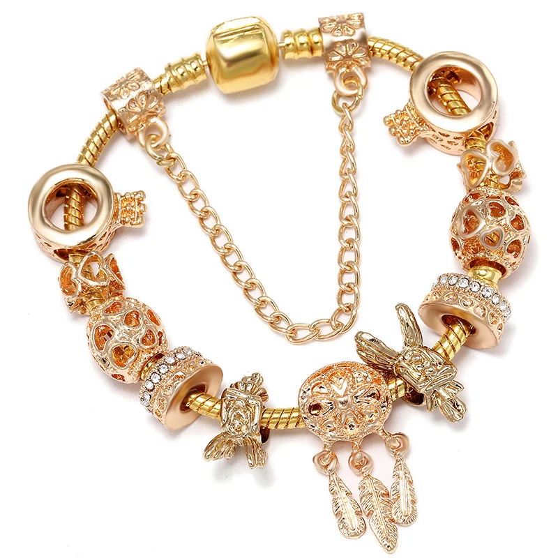 BAOPON известный бренд ювелирные изделия браслет с подвесками для женщин любовным