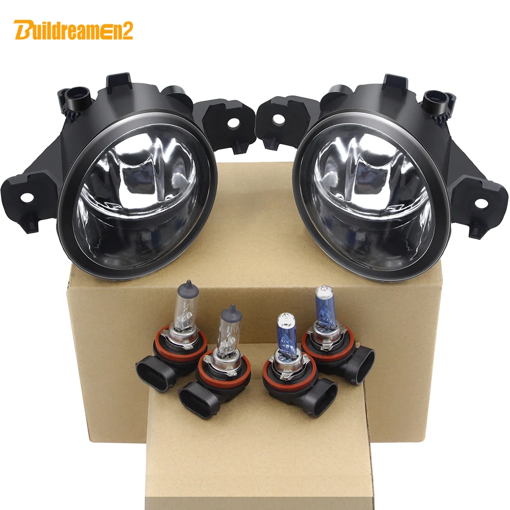 

2 X Halogen Fog Light Car Front Bumper Fog Lamp 55W 100W 12V For Nissan X-Trail Almera Altima Versa Livina Platina Maxima March