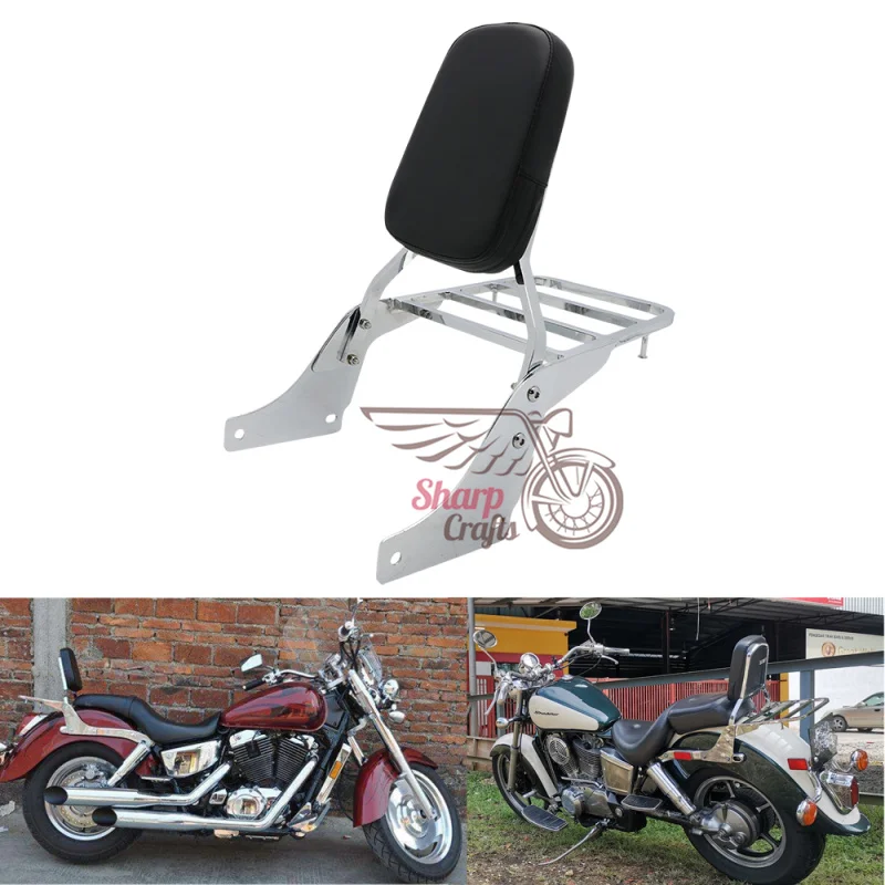 Запчасти для мотоцикла спинка Сисси Бар с багажником Honda VT1100C Spirit VT1100C2 ACE Saber VT1100T