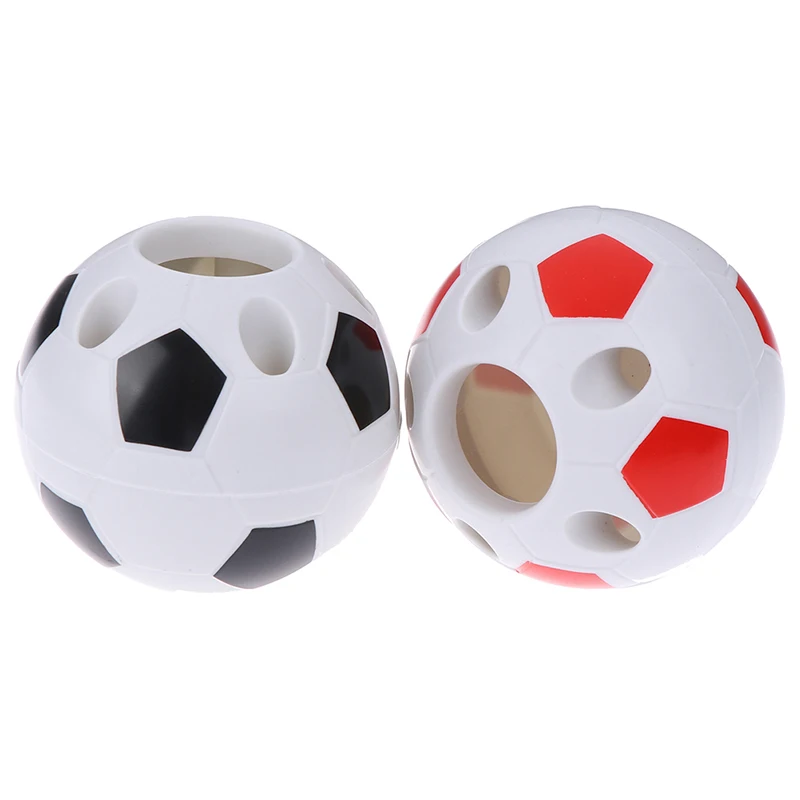 

1pc Soccer Ball Shaped Toothbrush Pen Pencil Holder Desktop Rack Student Gift