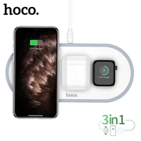 Hoco Wireless Charger Pad Fast Charging For iPhone Pro Max Quick Charger For iWatch Airpods Pro