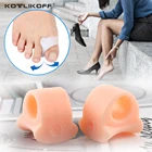 Силиконовые сепараторы для ног, для защиты ног, для ухода за ногами, ортопедические стельки, корректор, вальгусные гелевые сепараторы для ежедневного использования, 1 пара