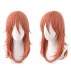 Парик для косплея из аниме бензопила, термостойкий синтетический с длиной 50 см, с изображением ангела и дьявола, с шапочкой