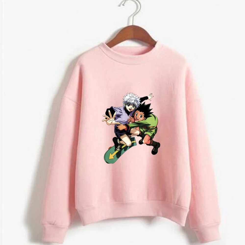 

Man Cloth Japanese Anime Hunter X Hunter Hoodie Fashion O- Neck Long Sleeves
