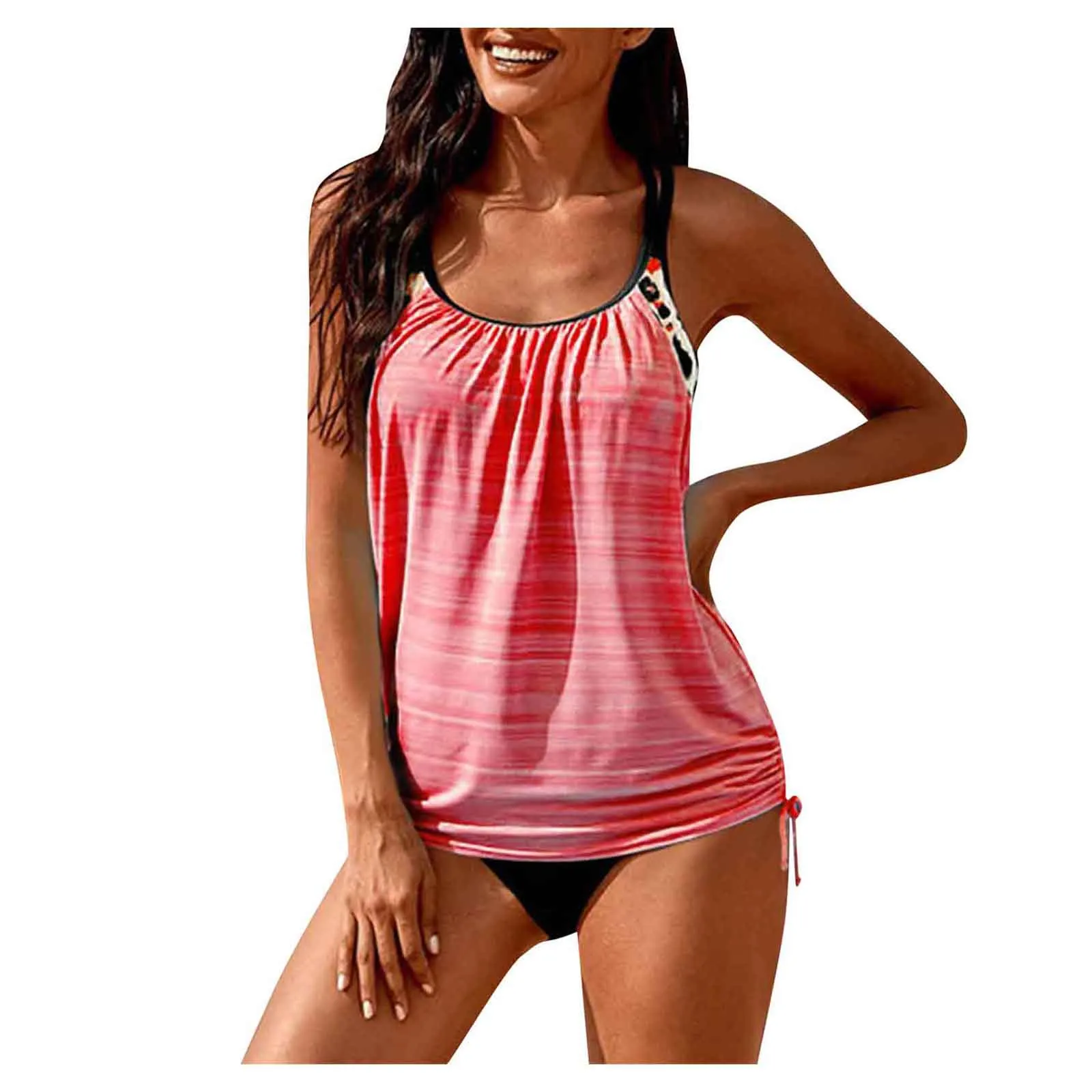 

Ladies Floral Print Retro Ethnic Bikini Beach Style Swimsuit Summer womens Swimwear Brazilian 2021Beachwear