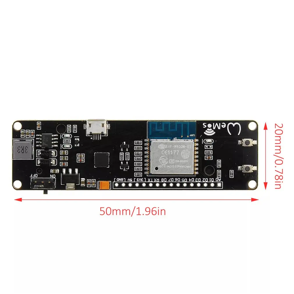 ESP8266 Мини Wifi Nodemcu модуль для Wemos D1 Esp wroom 02 материнская плата кусок ONLENY 2 см X (0 79 дюйма