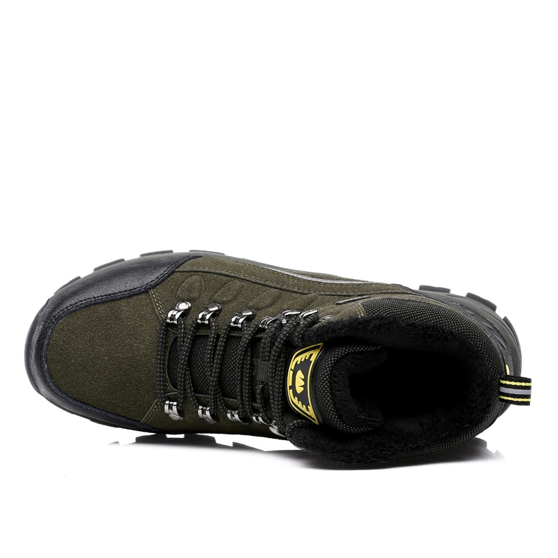 Мужские зимние ботинки 2019 износостойкие ботильоны мужские для скалолазания