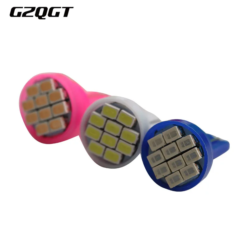 100 шт. 24 В T10 W5W 194 1206 10 SMD Led Автомобильный клиновидный Клиренс номерной знак для