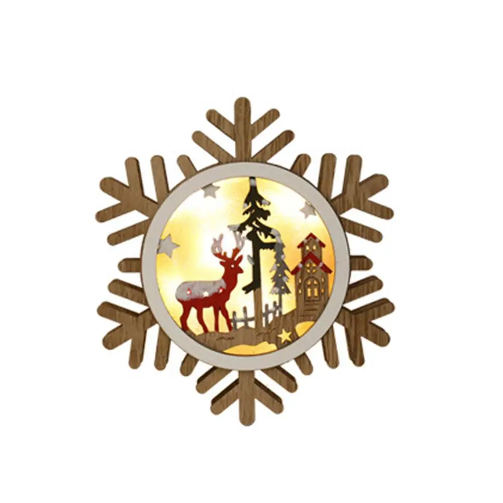 1 шт. светодиодный ночсветильник снежинка рождественская елка пятиконечная