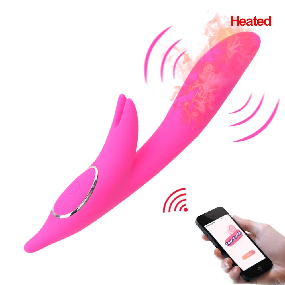 IKOKY фаллоимитатор вибратор кролик Отопление Вибратор Интимные Игрушки для