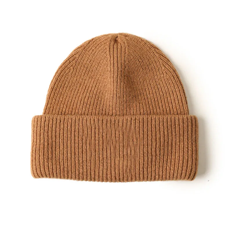 CAVME4 Beige2 CAVME, шерстяные шапки бини, шапки, унисекс, Повседневные шапки, одноцветные, для женщин, мужчин, зимние шапки для девушек, 99% Натуральная шерсть - Цвет: CAVME4 Beige2