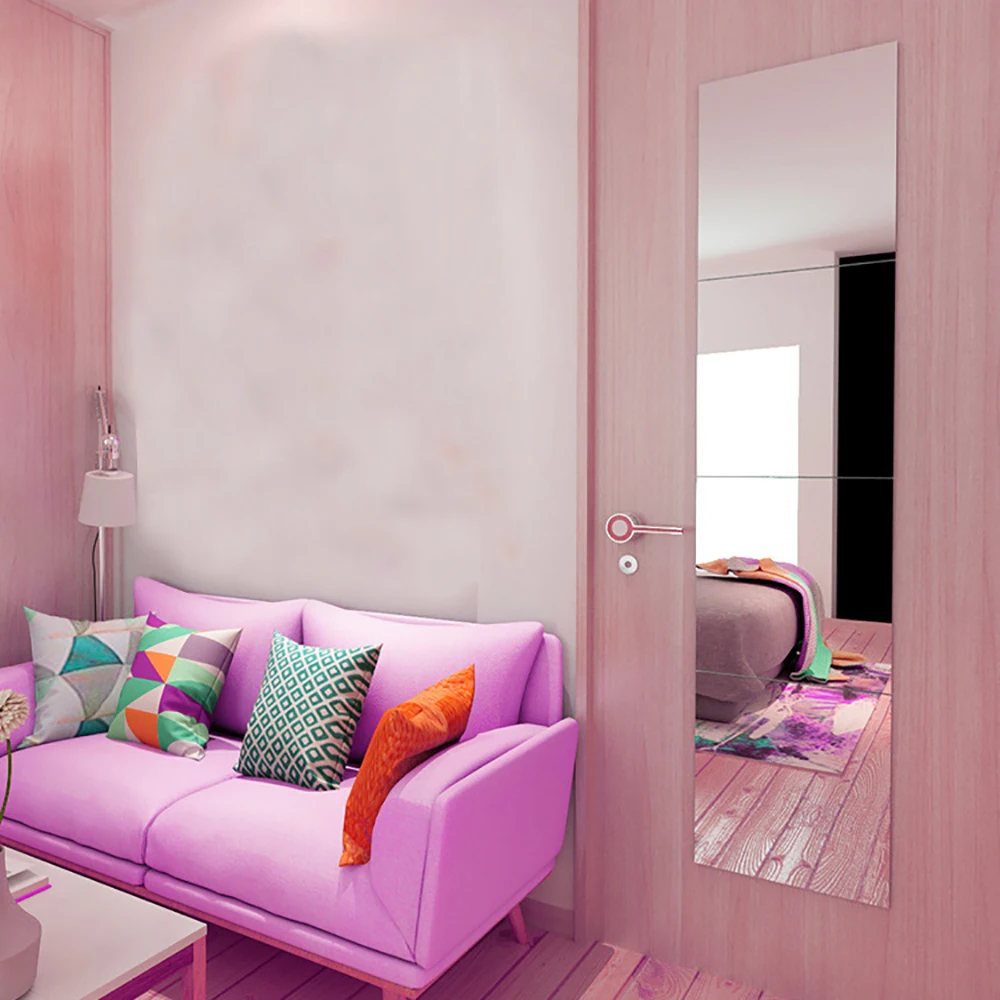 1 шт. мягкий зеркальный Стикеры зеркальная поверхность зеркала практики под