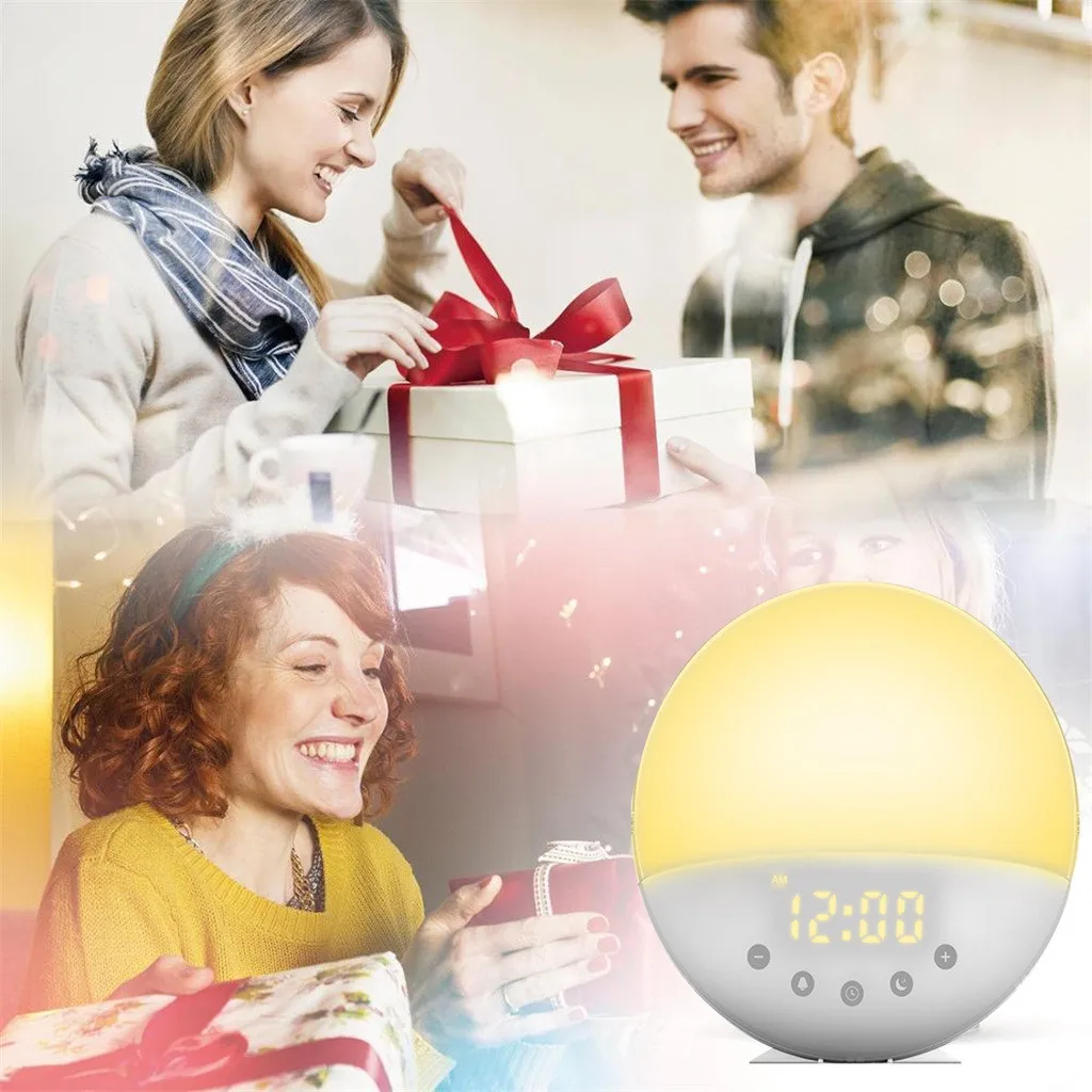Настольные часы-будильник Wake Up светильник цифровой повтора природа ночника