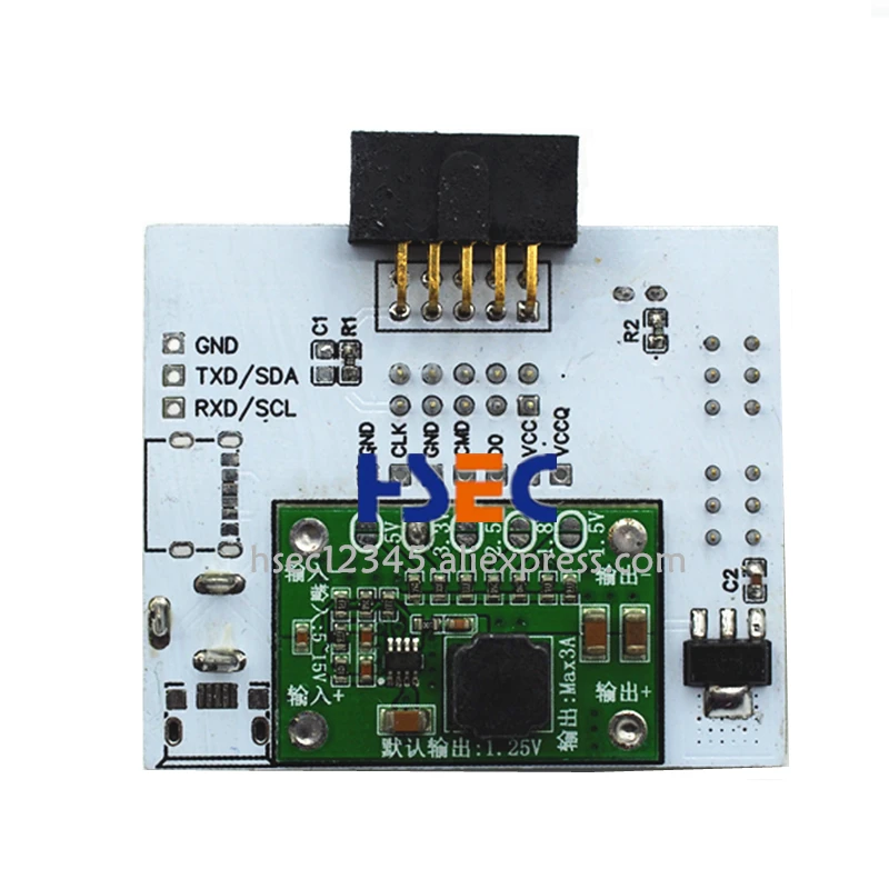 Оригинальная индивидуальная плата EMMC ISP + кабель для программирования rt809h isp