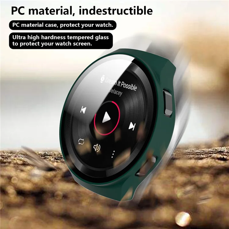 

Case For Huawei Watch GT 2E Tempered Glass PC Case Full Cover Bumper For Huawei Watch GT2E GT Protective Shell Screen Protector