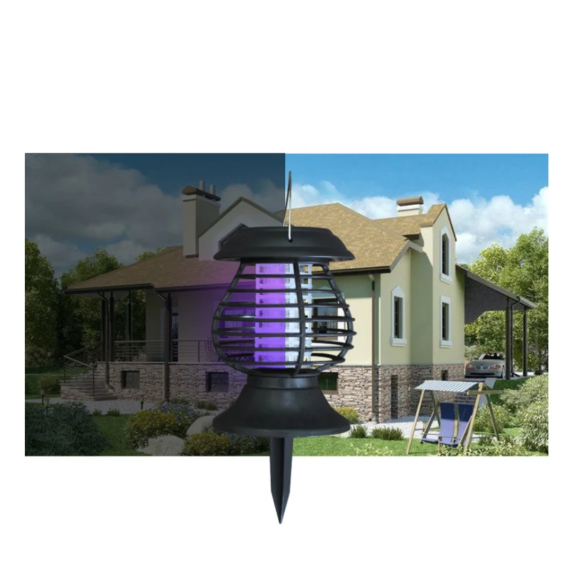 Лампа OUFULA для уничтожения комаров на солнечной батарее садовая электрическая