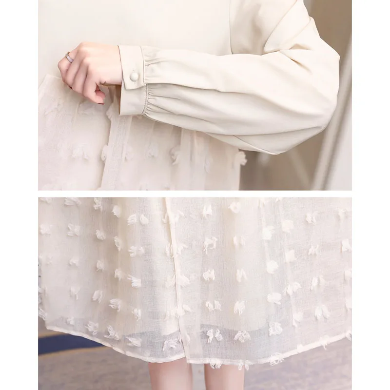 Приталенные платья с высокой талией Одежда для беременных женщин газовое платье