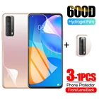 Гидрогелевая пленка для передней и задней камеры Huawei P Smart 2021, 1-3 шт., защитная пленка на экран для huawei p smart plus z 2019
