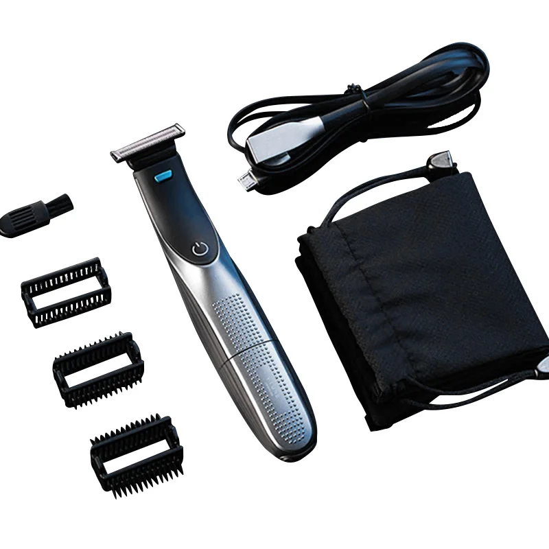 Vtune Electric Razor USB Rechargeable Electric Tri-Razor 2 In 1 Waterproof Dry-wet Dual Use Tiny Electric Shaver For Men