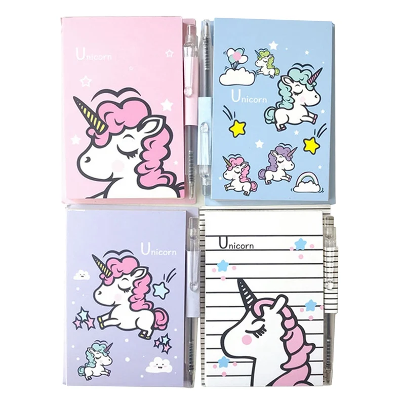 

Unicorn Memo Pad N Times Sticky Notes Memo Notepad Bookmark Gift Stationery Office School Supplies Random Color