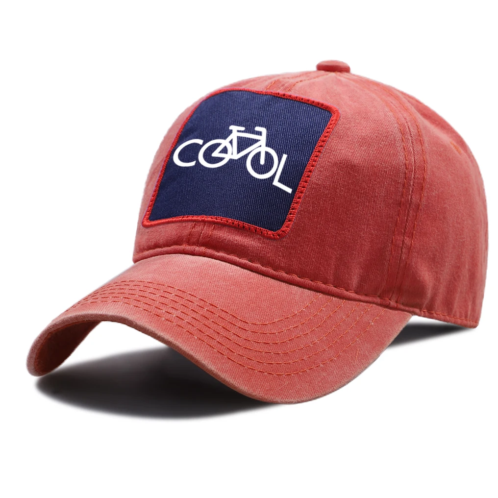Bicycle Cool Print Funny Baseball Caps Outdoor Cotton Dad Hats Summer Sunscreen Cap Adjustable Unisex Snapback Hat | Аксессуары для