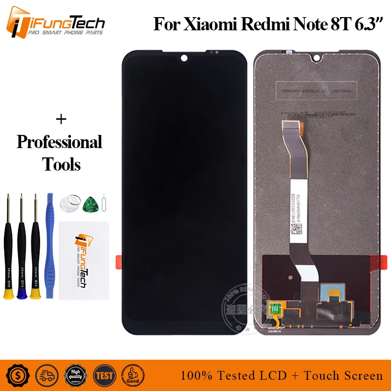 Оригинальный Новый ЖК дисплей 6 3 дюйма для Xiaomi Redmi Note 8T сменный сенсорный экран