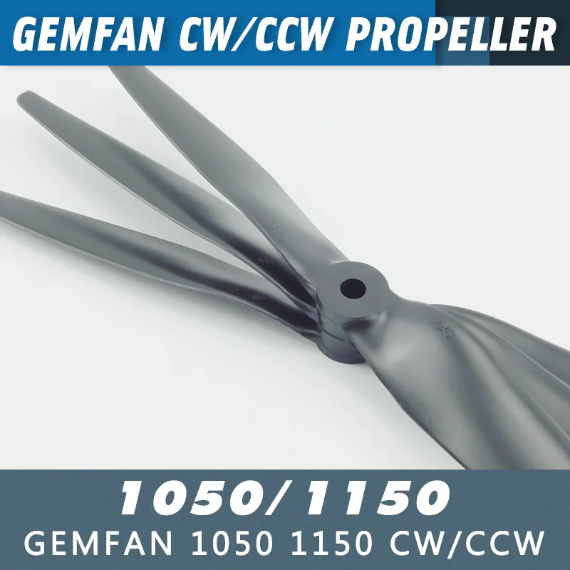 2 пары/4 шт. Gemfan 1050 1150 CW/CCW пропеллер Graupner для RC Multirotor вертолет Multi Rotor UFO FPV Copter