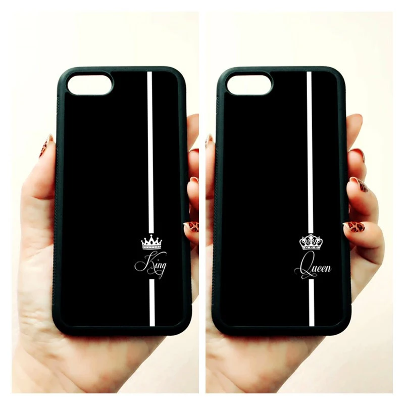 Мягкие боковые Чехлы MaiYaCa BFF king и queen с надписью love для iPhone 11 pro max 5s SE 6 6s7 8 plus XR XS MAX