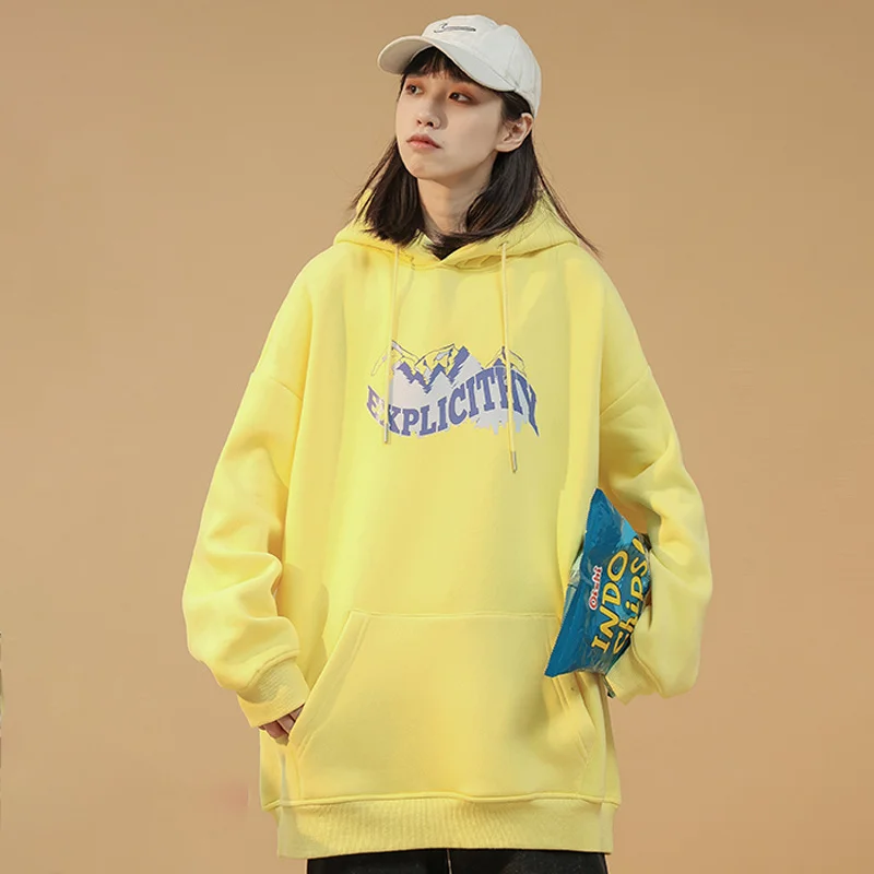 

Women's Loose Fit Pullover Hoodie Long-Sleeve Casual Letter Printed Drawstring Drawstring Pullover Tops Shirts