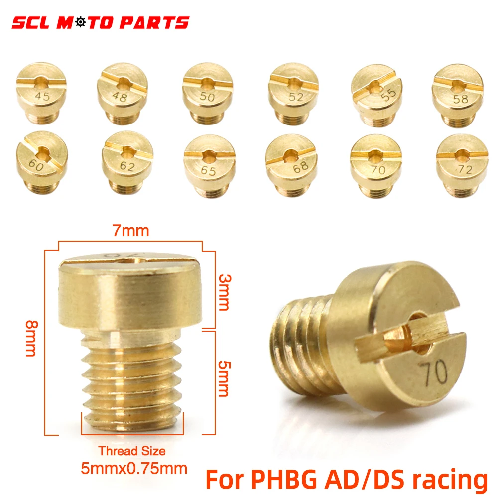 ALconstar 12pcs M5 нить Замена #30 #135 жиклеры карбюратора для Dellorto SHA PHBG карбюратор