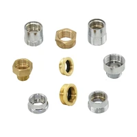 20pc 12 34 1 38 brass thread reducing connector male female thread coupler adapter durable drip irrigation fittings