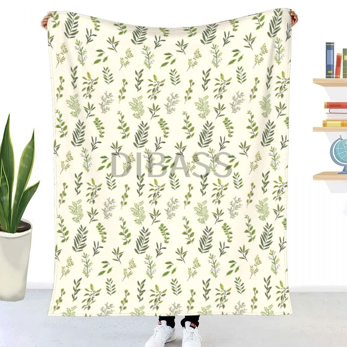 

Фланелевое Одеяло с 3D рисунком листьев