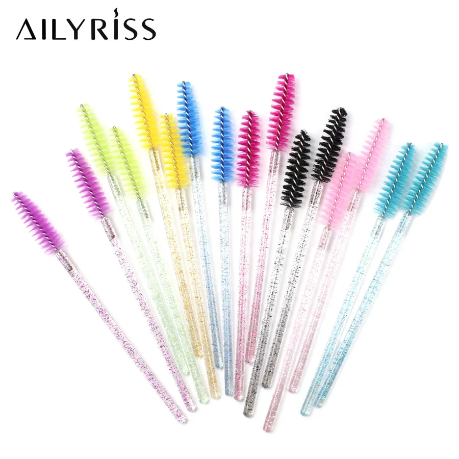 25/50 шт./лот одноразовые нейлоновые силиконовые Кристальные палочки для туши