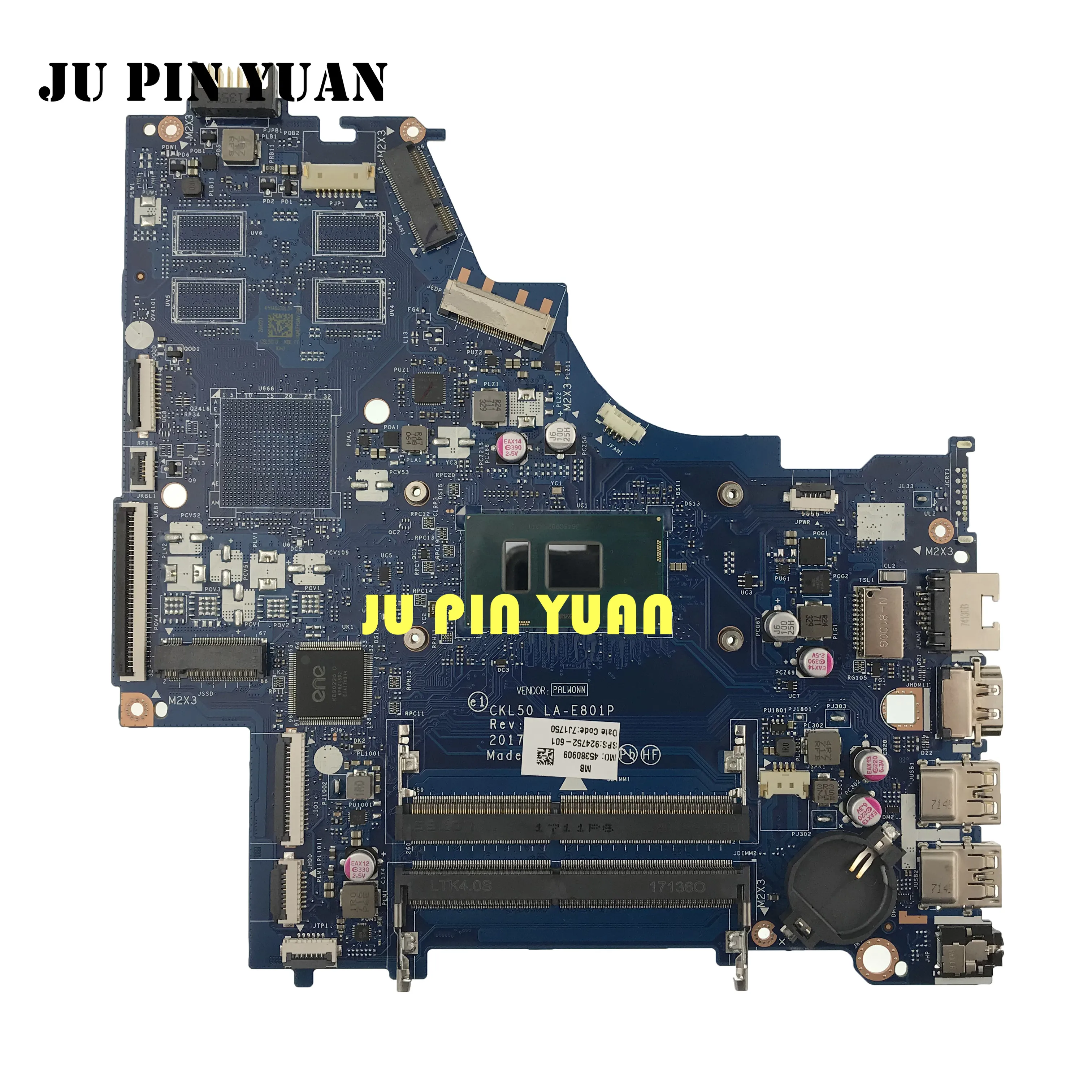 Материнская плата для hp 15 BS 924752 601924752 501 001 CSL50 CSL52 фотосессия 100% полностью