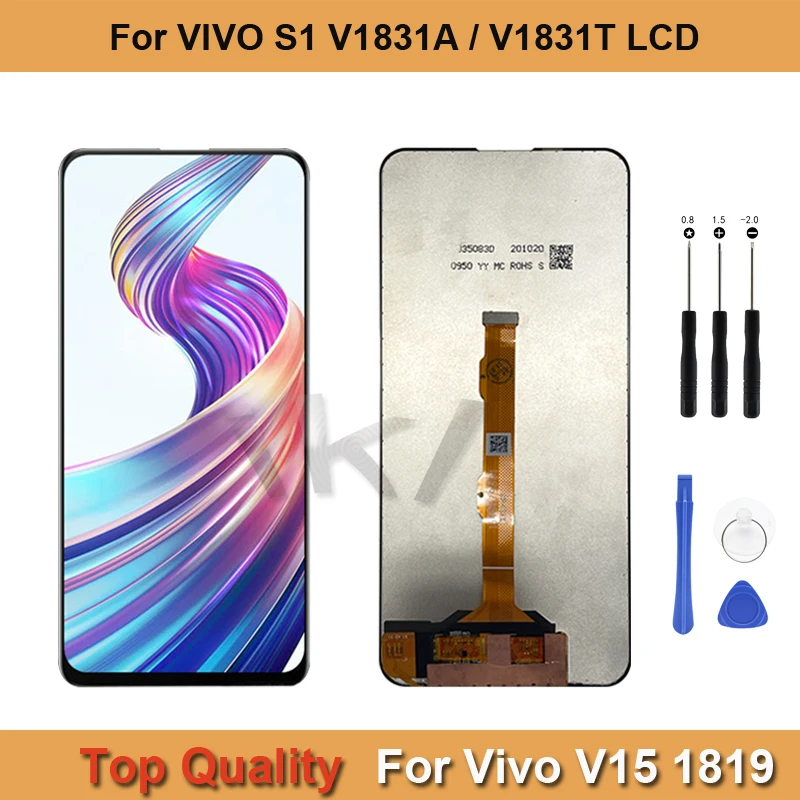 

6.53"For Vivo V15 1819 Display Touch Screen Digitizer Assembly For Vivo S1 China Version V1831A V1831T LCD Screen Repair