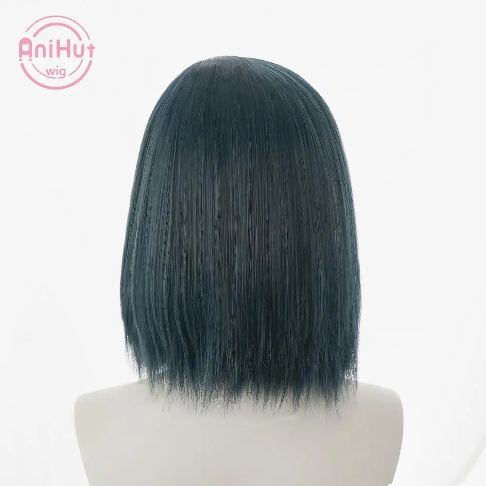 [Anihut】mifune Shioriko парик для косплея LoveLive PERFECT DREAM PROJECT черно-синие волосы Mifune PDP