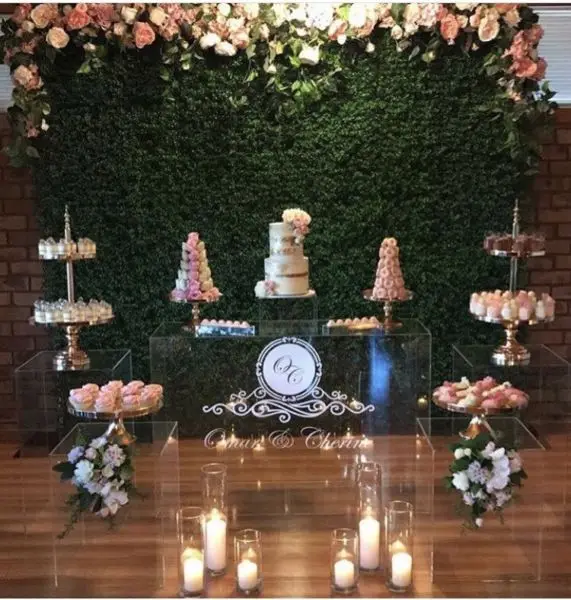 New style wholesale square acrylic church wedding clear acrylic plinth stand wedding walkway pillar wedding stage senyu1312