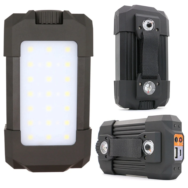 

Portable Lantern Rechargeable Camping Tent Light Dimmable Emergency Outdoor Light Power Bank Waterproof Hang Flashlight