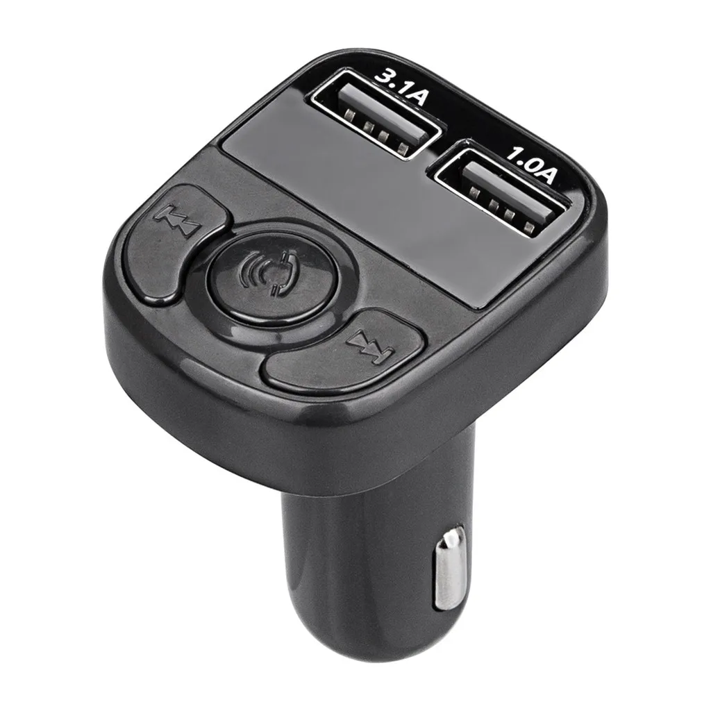 Hot Car FM Transmitter Bluetooth Handsfree MP3 Player USB Wireless Charger Modulater Carkit Support TF Card Black | Электроника