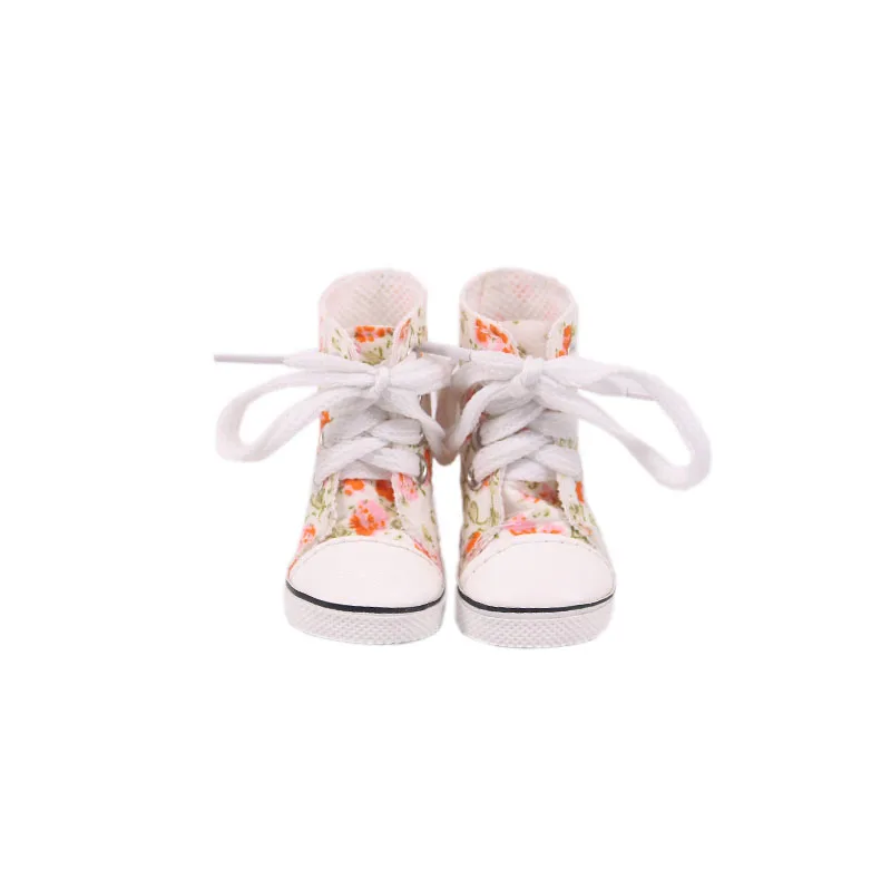 

5Cm Doll 7 Styles High-top Canvas Shoes For 14.5 Inch Wellie Wisher Girl's Doll Clothes Accessories Russia DIY Toy Gift
