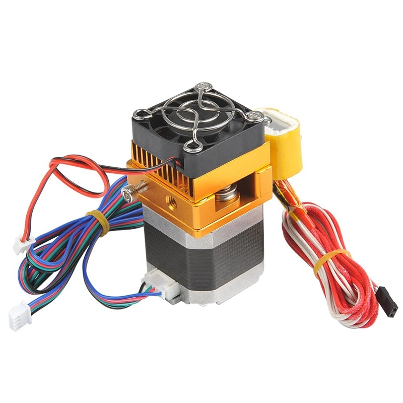 

Mk8 экструдер 0,4 мм сопло 1,75 мм нити комплект J-Head штранг-прессования Hotend головкой 3D принтеры Запчасти с мотором горло Алюминий Pa