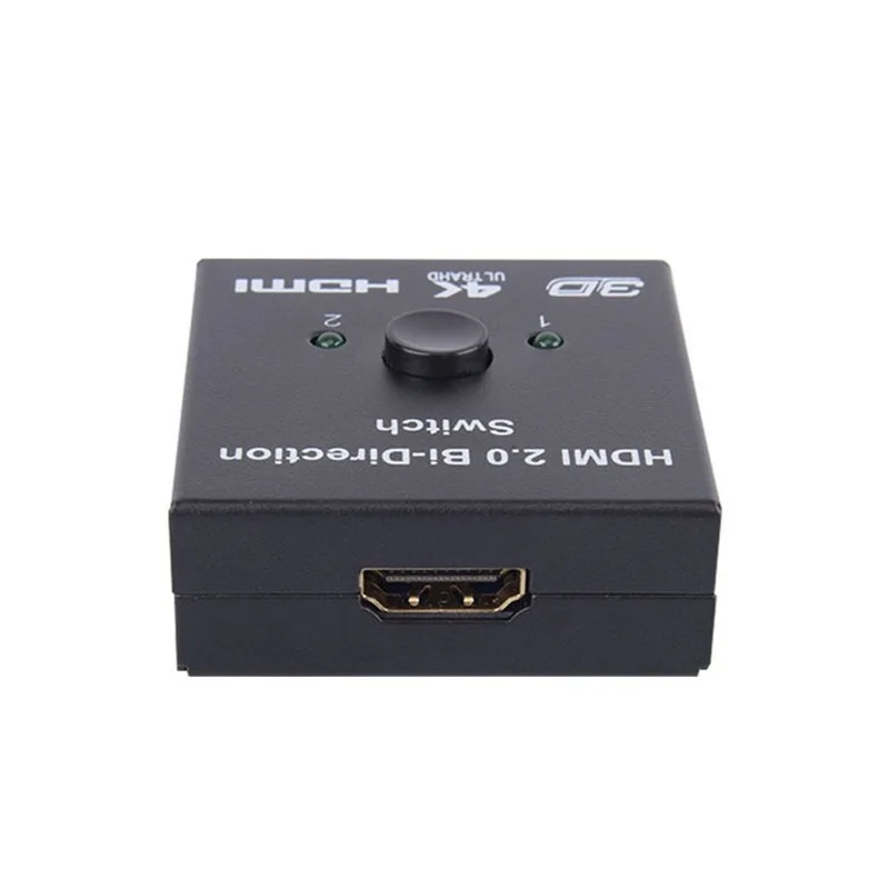 Переключатель HDMI UHD 2 порта двунаправленный ручной переключатель AB порты HDCP Sup 4K FHD