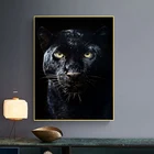 Плакаты и принты черной Пантеры, животные, холст, настенная живопись, Современная декоративная картина для гостиной, домашний декор