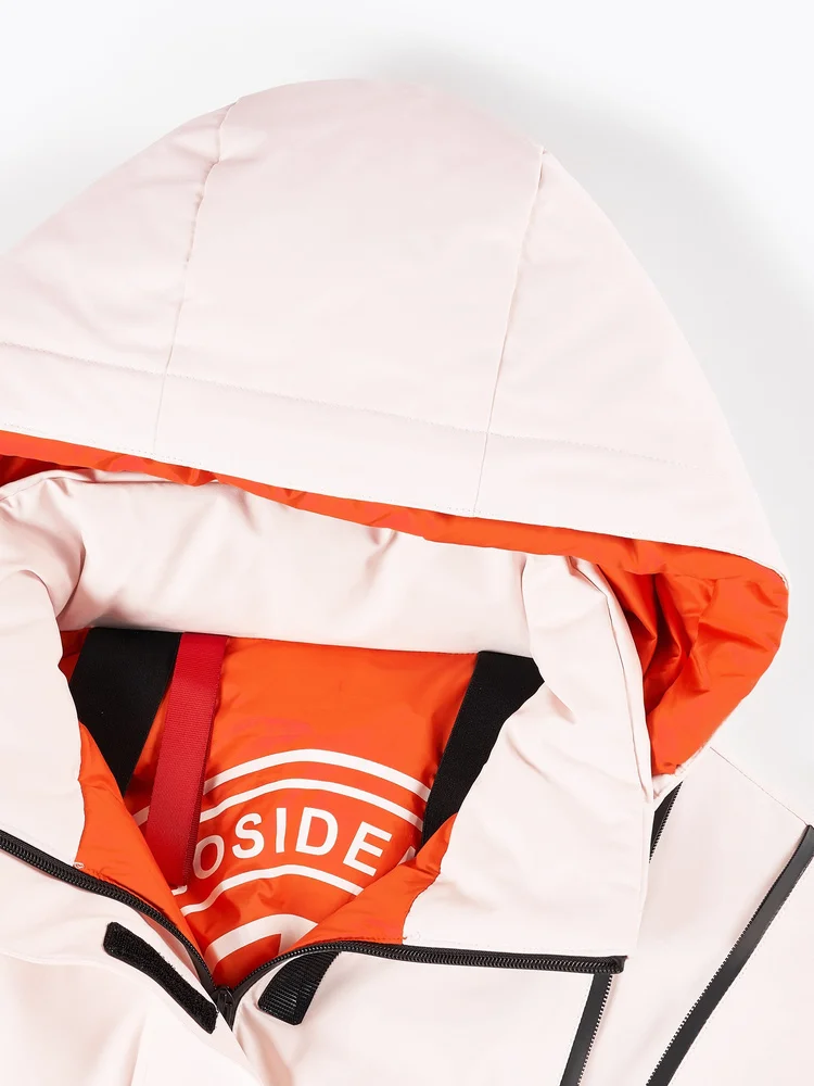 Дизайнерская серия Женская куртка из гусиного пуха с поясом на спине