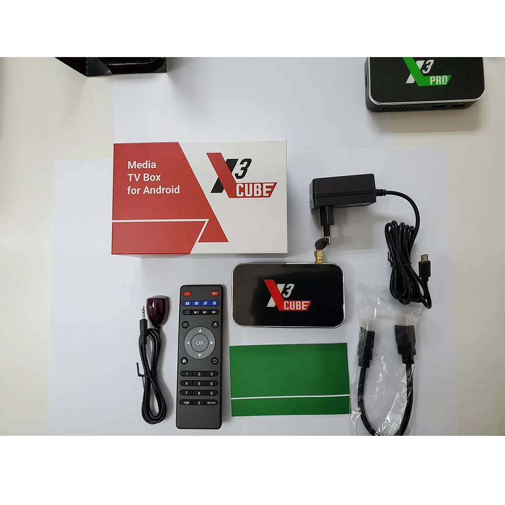 ТВ приставка Ugoos X3 Cube на Android Amlogic S905x3 LPDDR4 2 ГБ 16 4G Wi Fi LAN RJ45 1000 м 4k HD Cube|ТВ-приставки и